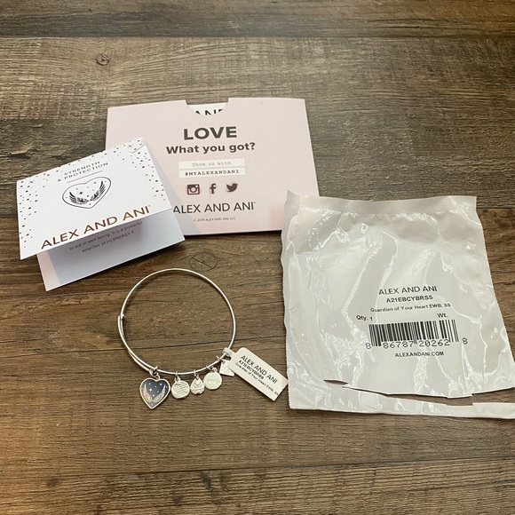 Alex and Ani Strength and Protection Rememberance Charm Bracelet - Picture 1 of 3